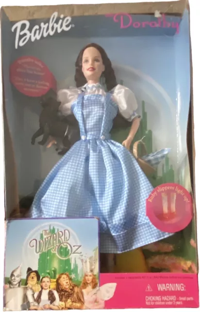 Talking Barbie As Dorothy From The Wizard Of Oz with Ruby Slippers Light Up 1999