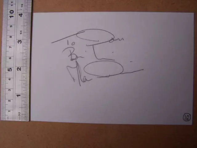 Alan David Welsh actor   Autograph (fileTD1)