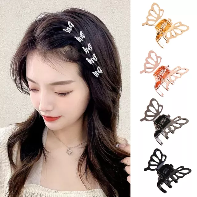 Mini Metal Butterfly Hair Clip Alloy Little Hair Claw Clip Hair Accessories DIY#