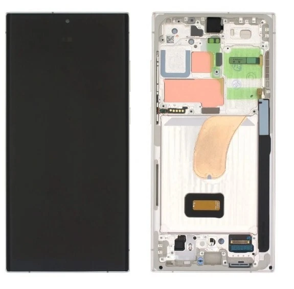 Samsung Galaxy S23 Ultra S918 Service Pack LCD Display Screen Cream Beige