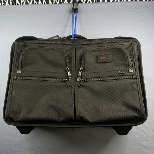 TUMI Alpha 22033DH 22” Black Carry-On Wheeled Garment Bag Rolling Suitcase