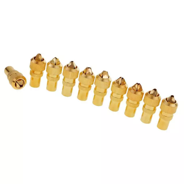 10pcs RF Male Connector Cable TV Aerial Plug Coaxial Adapter Replacement