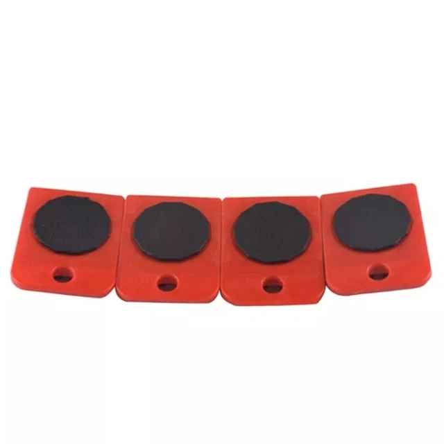 4pcs IN Movimento Piastra Rimozione Roller Slider Resistente Moves Mobile Ruota