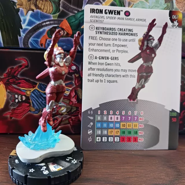Heroclix Spider-Man Beyond Amazing Iron Gwen 067 Chase Marvel