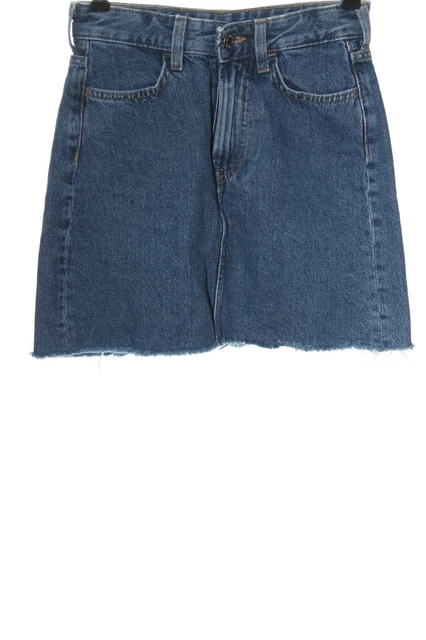 H&M DENIM Gonna di jeans Donna Taglia IT 38 blu stile casual