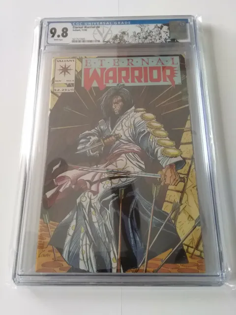 Eternal Warrior #4 CGC 9.8 1st Appearance Bloodshot Valiant Label