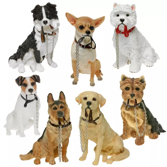 Leonardo Walkies Dog Figure - Jack Russel, Chihuahua, Westie, Sheepdog, Labrador