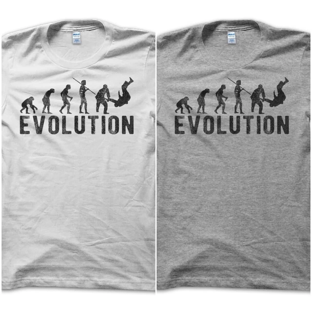 T-Shirt Maglietta Evolution Judo Arti Marziali Vintage Idea Spiritosa Uomo