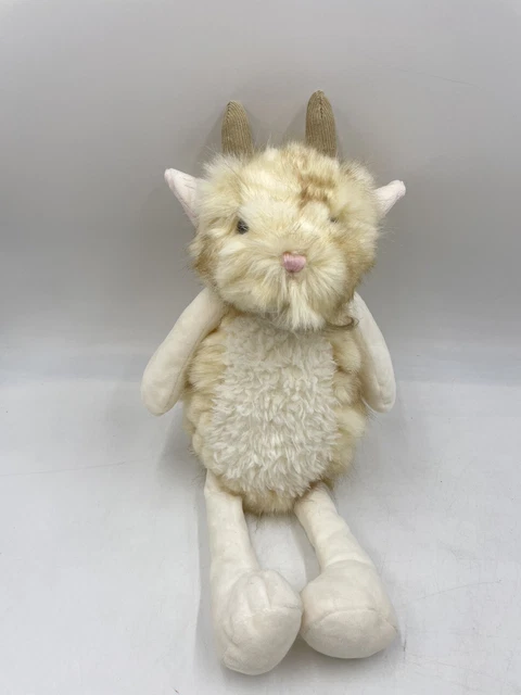 Pottery Barn Kids Woodland Billy Goat 14"  Plush Lovey Stuffed Toy plushie softy