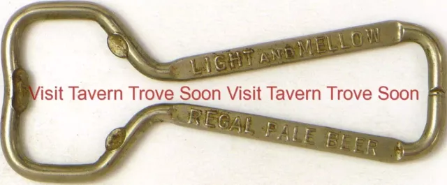 1930s Regal Pale Beer "Light and Mellow" San Francisco Wire Bottle Opener Box 19