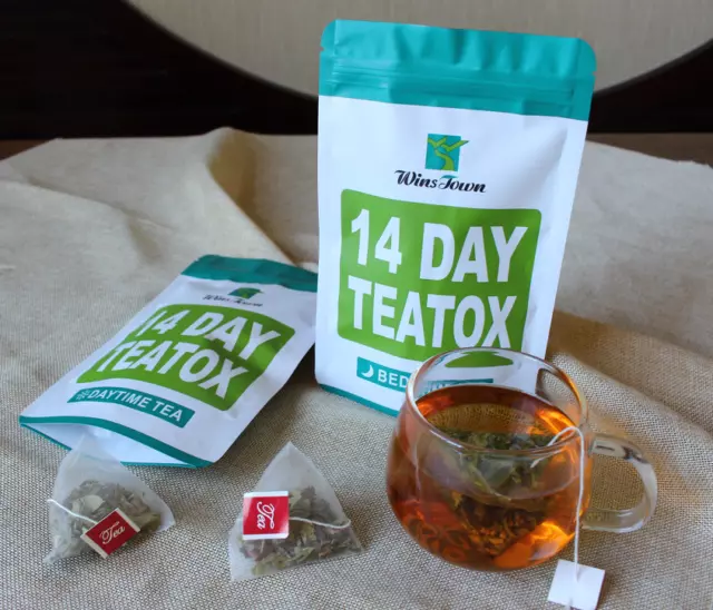Slim Tea Detox 28 jours Ultimate Tea Skinny Tox Teatox Pyramid Thé blanc Skinny 2