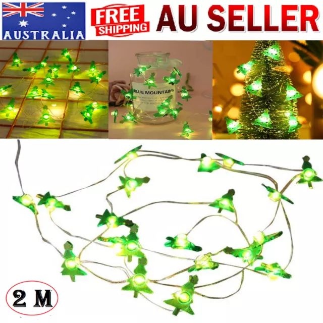 Xmas Tree LED String Garland Lights For Twinkle Christmas Party Decoration AUS