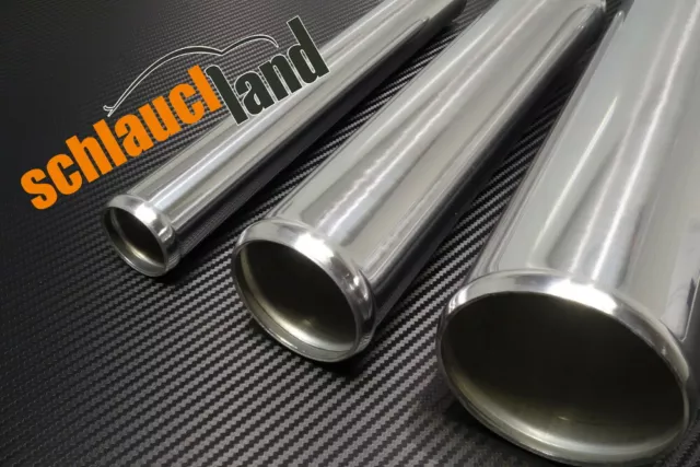 Alu-Rohr 10-102mm Farbe und Länge wählbar***Silikonschlauch Alurohr Aluminium