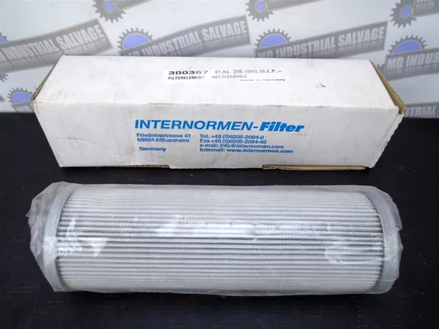 INTERNORMEN - 300367 - Hydraulic Filter Element - 01.NL - 250.10VG.30.EP - (NEW)