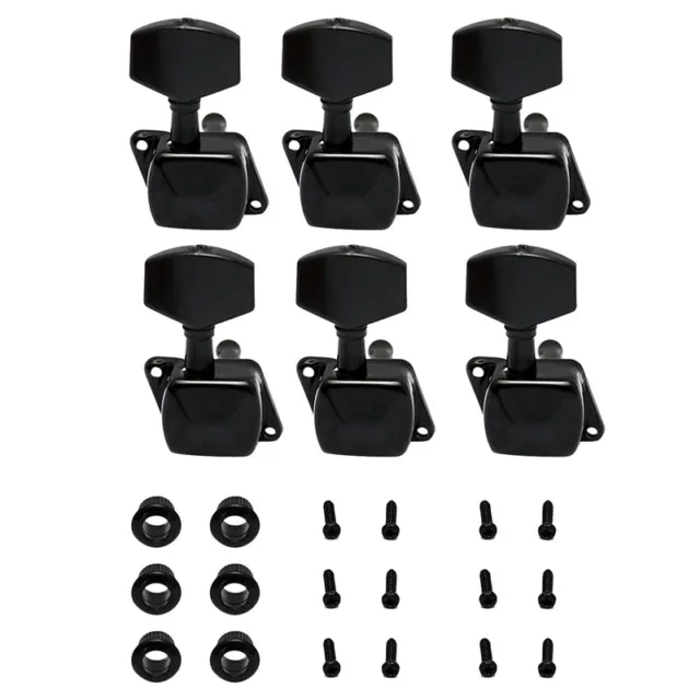 6Pcs String Tuning Pegs Machine Heads Tuners Electric Acoustic Guitar Parts I3G2