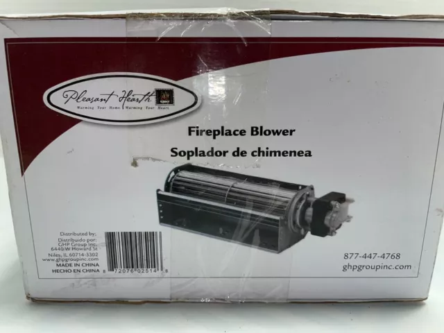 Pleasant Hearth GFB100 Alloy Steel Fireplace Blower w/ 2-in-1 Mode Squirrel Fan