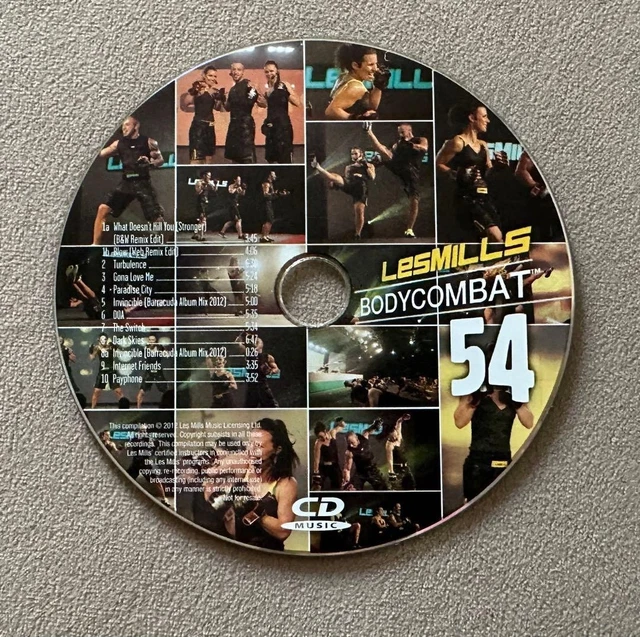 BODYCOMBAT 54 CD Les Mills £38.45 - PicClick UK