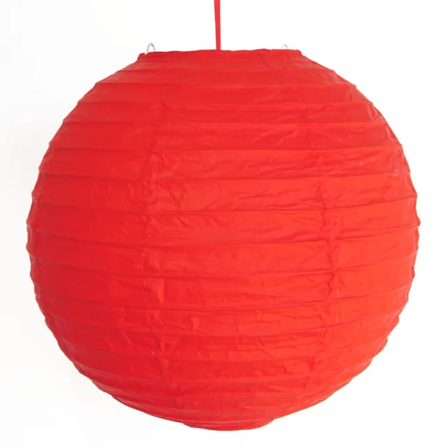 2 of 12" Chinese Red Paper Lanterns