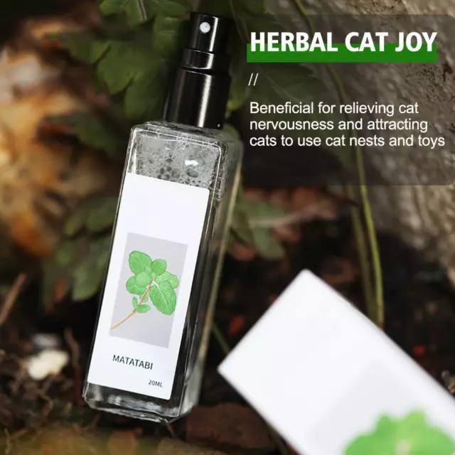 1-10X aerosol de alegría a base de hierbas para gatos, aerosol de hierba gatera para mascotas apio, para gatos - hierba gatera B3Q6