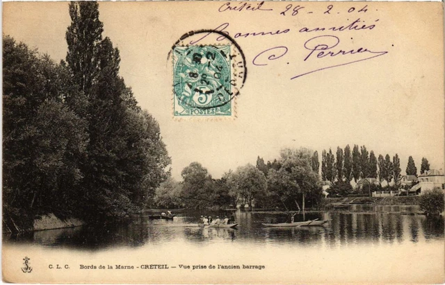 CPA AK Creteil Bords de la Marne-Vue prise de l'ancien barrage FRANCE (1282326)