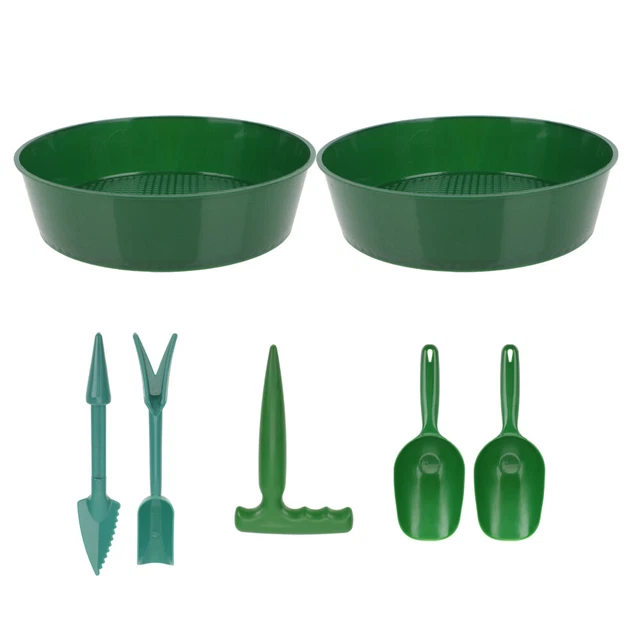 1 Set Klassifikator Pan Garten Boden Sifter Boden Rätsel Garten Sichter