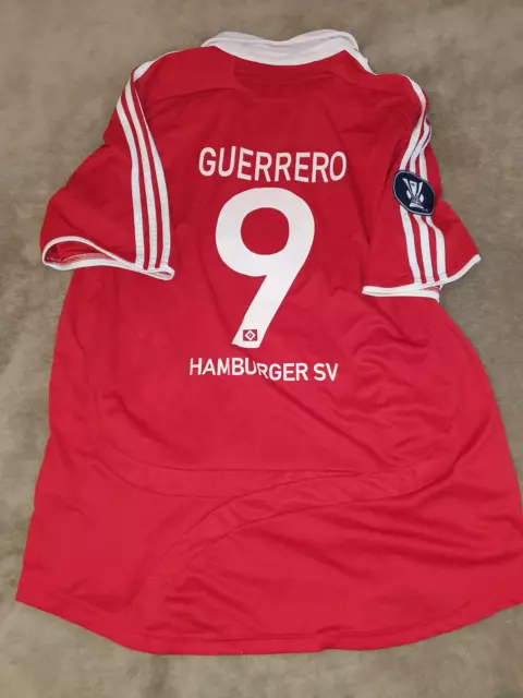 original Adidas Trikot Spielertrikot Hamburger SV HSV Guerrero 9 XL Uefa Cup 607