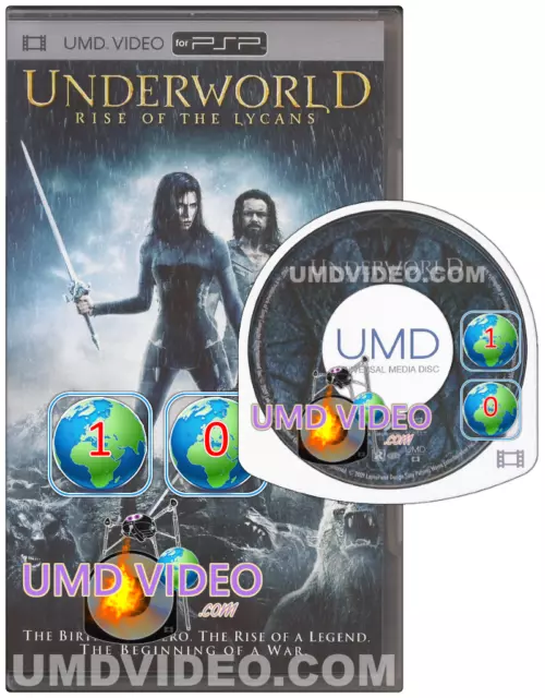 PSP UMD Movie - Underworld - Rise Of The Lycans