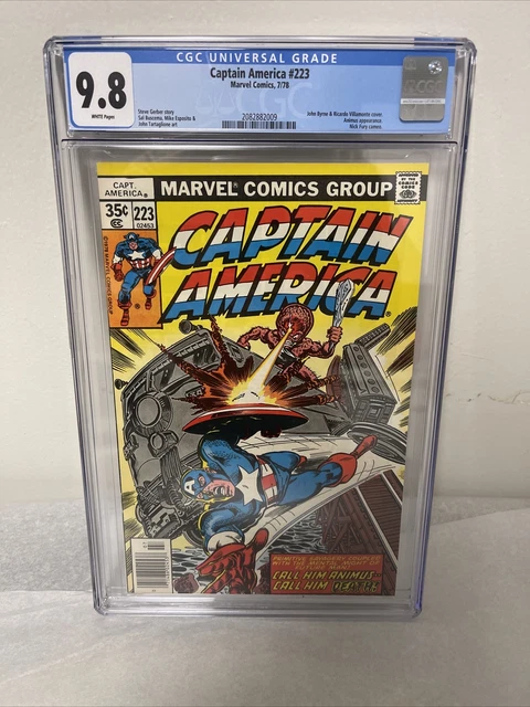 Captain America #223 CGC NM/MT 9.8 Highest Graded!