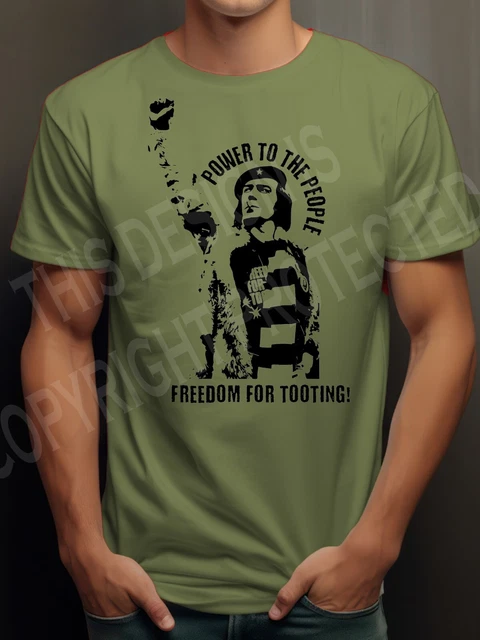T-shirt Rétro Citizen Smith 'Power To The People' - Taille XXL/XXXL, 100% Coton, Neuf Avec étiquettes