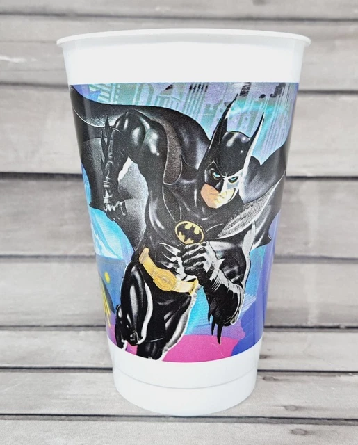 BATMAN RETURNS MCDONALD'S Collector Cups Canadian Variant 1992 Diet