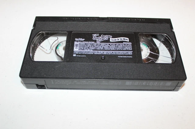 Disneys Sing Along Songs - Pocahontas: Colors of the Wind (VHS, Cassette Only)