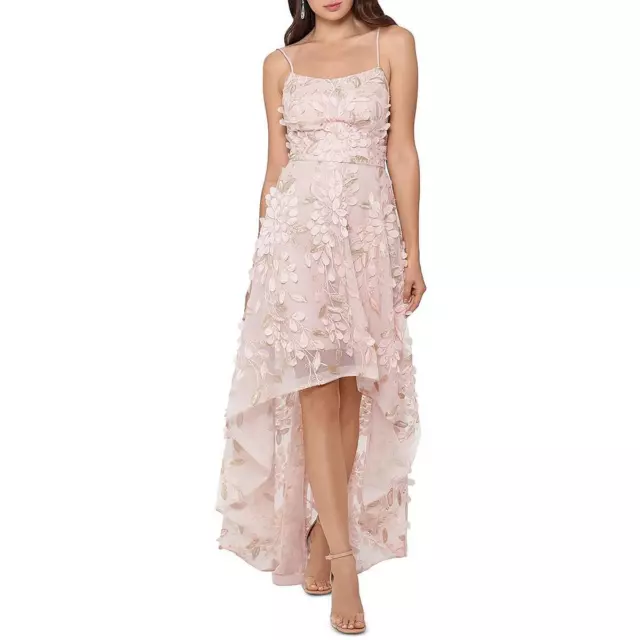 Xscape Womens Floral Metallic Formal Evening Dress Gown BHFO 1444