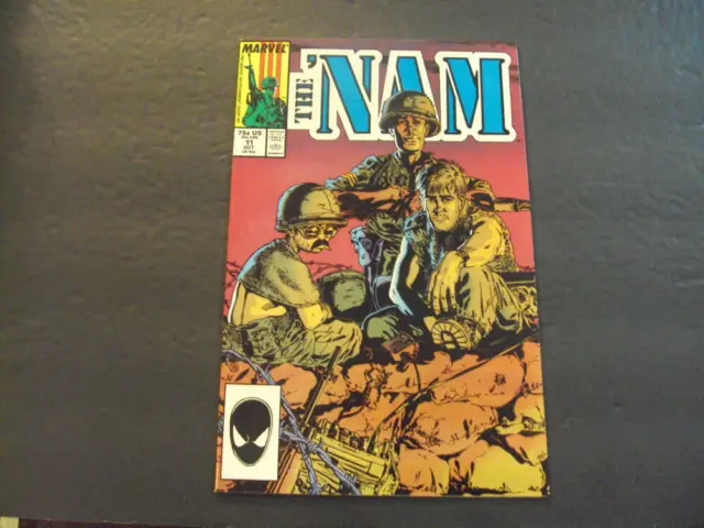 2 Iss The 'Nam #11,14 SIGNED Doug Murray Copper Age Marvel Comics ID:75239 2