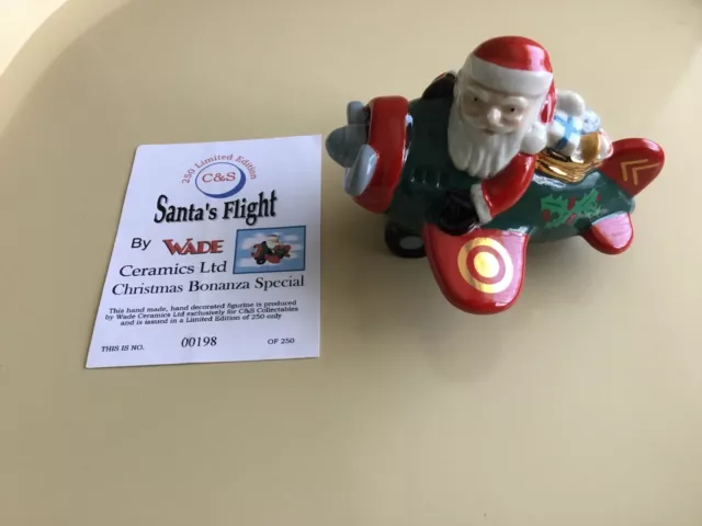 Wade Figure Santa's Flight. Xmas Bonanza Special LE Of Only 250- No.198. C&S