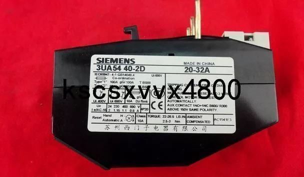 1PC Siemens Thermal Overload Relay 3UA5440-2D 3UA54402D New In Box