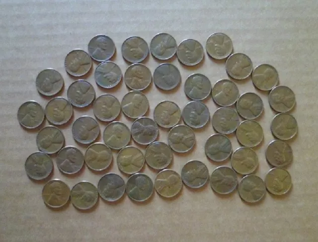 Estate Mixed Wheat & Indian Cent Lot with Denver D Barber Dime & Indian Head dt