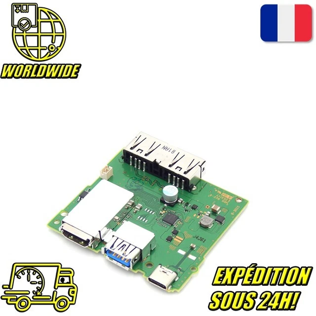 NINTENDO SWITCH MOTHERBOARD Carte Mere Charging Board Charger HDMI TV