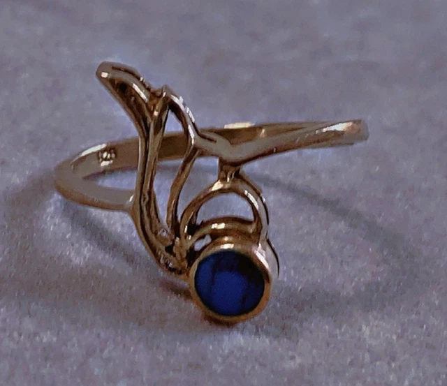 Bague Ancienne En Argent Massif - Jonc élégant - Taille 51 - Authentique
