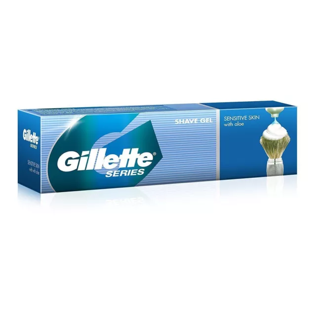 Gillette Shave Gel para pieles sensibles con aloe vera - 60 g + ENVÍO...