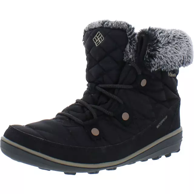 Columbia Womens Heavenly Shorty Omni-Heat Black Winter & Snow Boots BHFO 5433