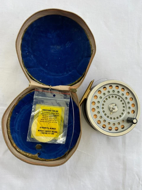 Moulinet De Pêche à La Mouche Hardy Marquis Saumon N°2 - Vintage Avec Bobine De Rechange