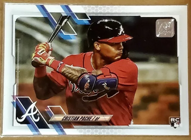 2021 Topps Series 1 CHRISTIAN PACHE #187 RC SP Image Variation ATLANTA BRAVES