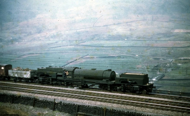 COLOUR RAIL 35mm Slide of LNER U1 2-8-0+0-8-2 Garratt 69999 in 1955 ...