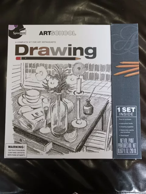 Dibujo: un kit completo para entusiastas del arte (escuela de arte) de Spicebox