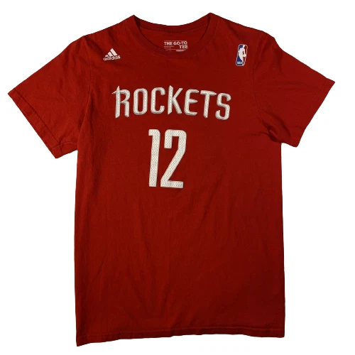 Adidas Houston Rockets Dwight Howard #12 Red Men's Small T-Shirt