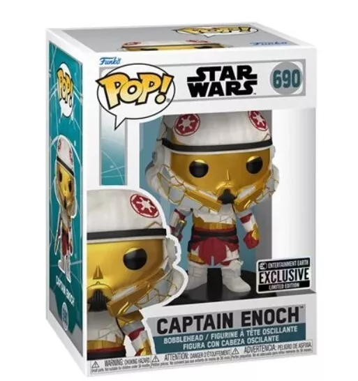 Funko POP! EE Exclusive Star Wars Captain Enoch #690 w/EcoTek Protector