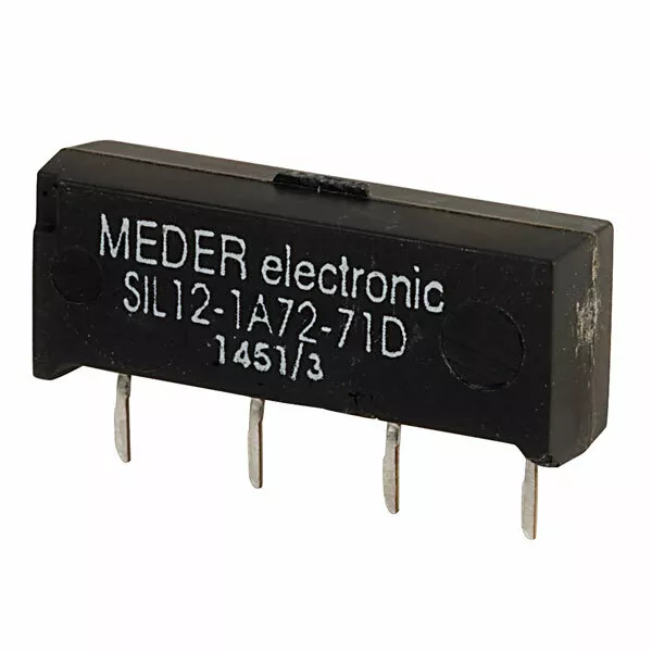 Meder SIL12-1A72-71D 12V sil Roseau Relay-SIL12