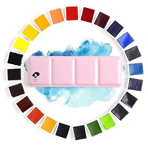 Paul Rubens Artiste Aquarelle Peintures, Grade Professionnel 24 Couleurs Vibrant