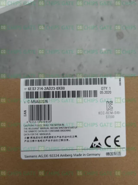 1PC NEW SIEMENS PLC 224XP 6ES7 214-2AD23-0XB0 6ES7214-2AD23-0XB0 Factory Sealed