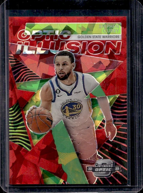 2022-23 Contenders Optic Stephen Curry Red Cracked Ice Prizm Illusion #4